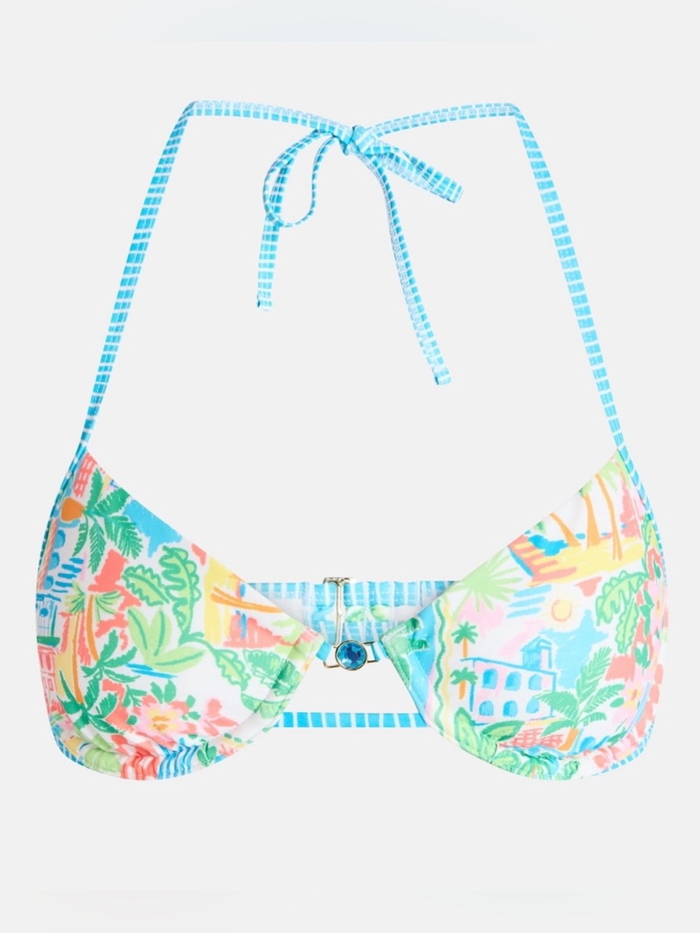 No Boundaries Halter Underwire Bikini Top